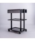 Black Beauty Trolley With Drawer