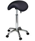 Black Saddle stool