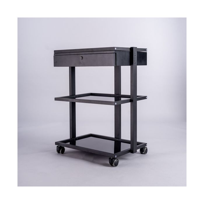 Black Beauty Trolley With Drawer