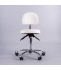 Explore Ultimate Salon Seat with Backrest - White used in salons across the UK ✓ Free shipping over £99