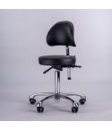 Ultimate Salon Seat with Backrest - Black