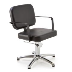 Explore REM NERO HYDRAULIC STYLING CHAIR IN BLACK used in salons across the UK ✓ Free shipping over £99