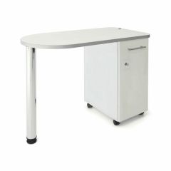 Explore Stadium Nail Desk White used in salons across the UK ✓ Free shipping over £99