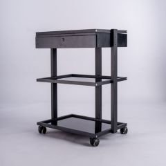 Black Beauty Trolley With Drawer