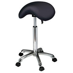 Black Saddle stool