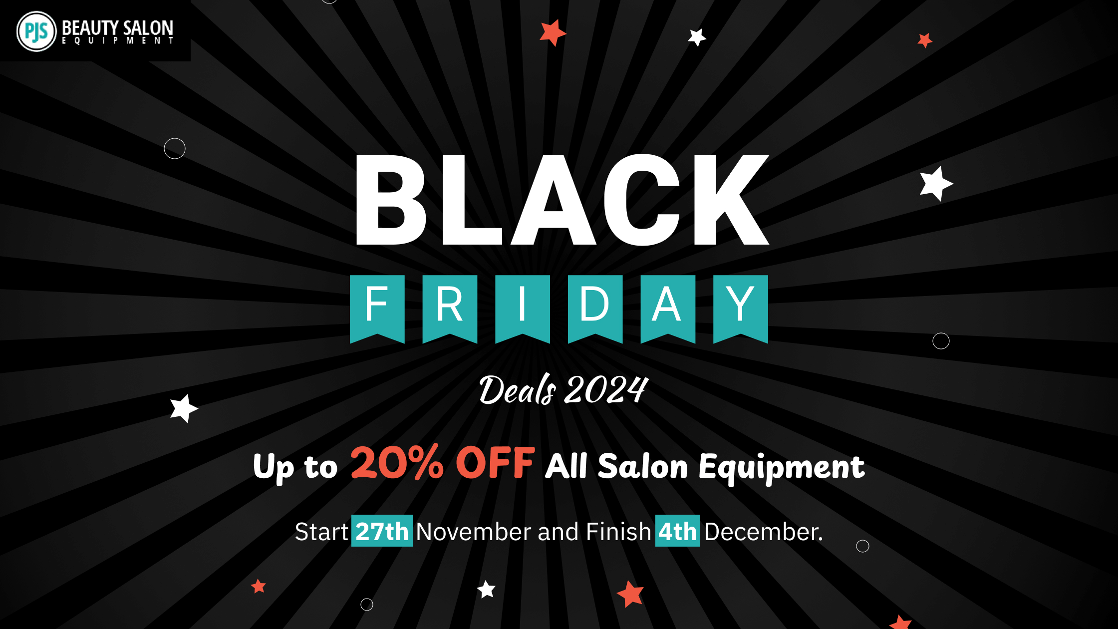 Black Friday Deals 2024 - Up to 20% Off All Salon Equipment